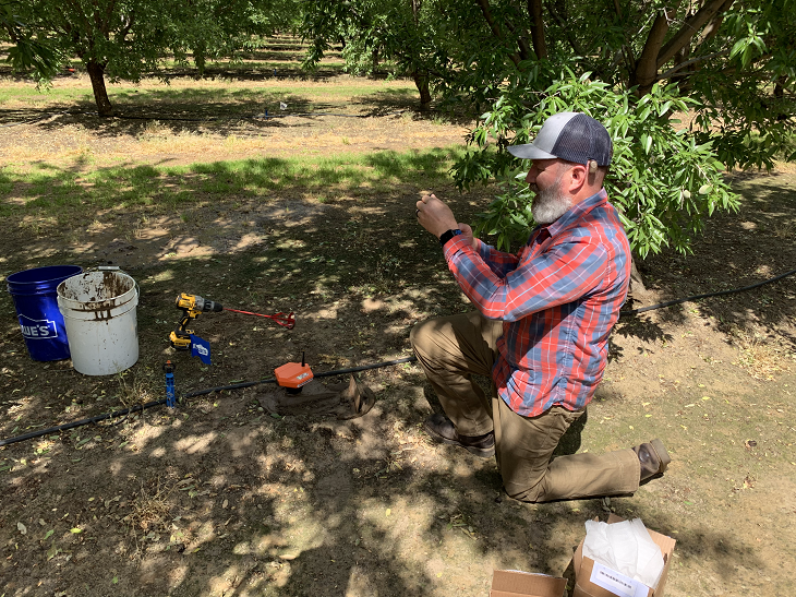 modesto farm, nutrient monitoring device