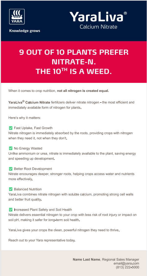 yaraliva email marketing