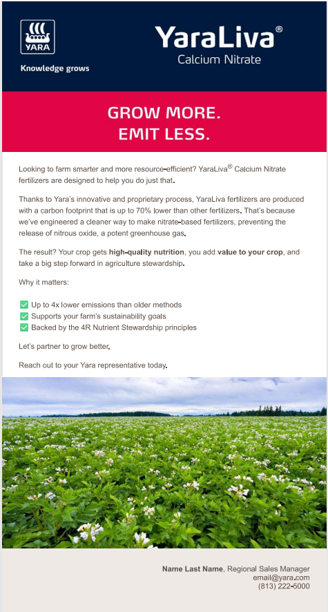 yaraliva email marketing